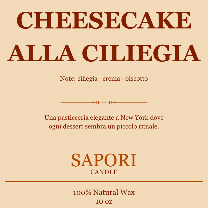 Cheesecake alla Ciliegia